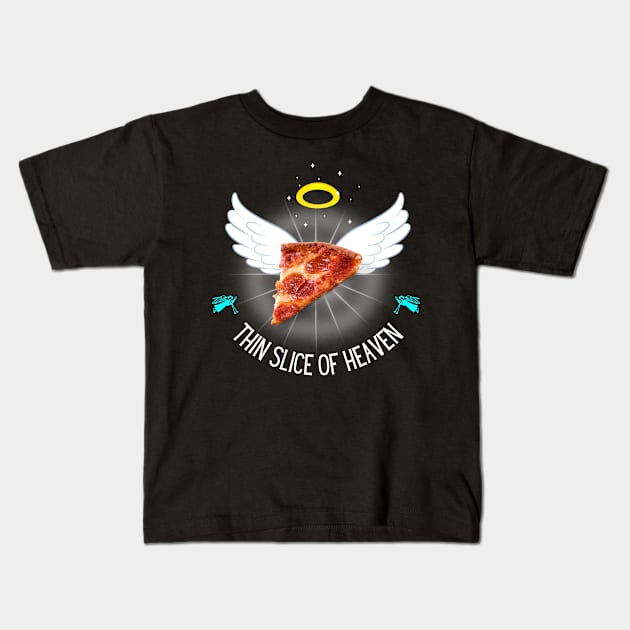 Thin Slice of Heaven Kids T-Shirt by ZombieTeesEtc